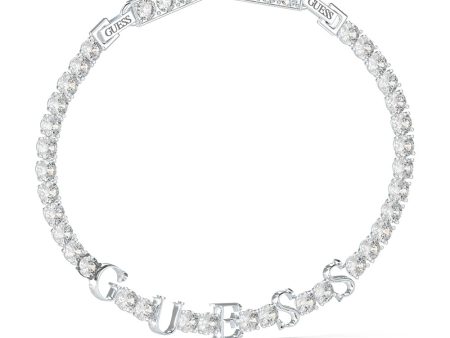 Guess Stainless Steel Tennis Bracelet Discount