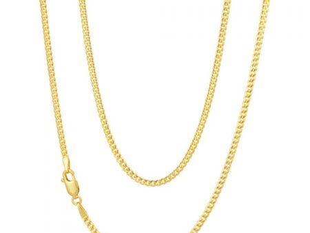 9ct Gold Filled Curb 50cm Chain 60 Gauge Online now