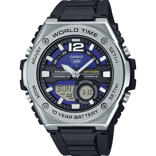 Casio MWQ100-2A World Time Watch on Sale