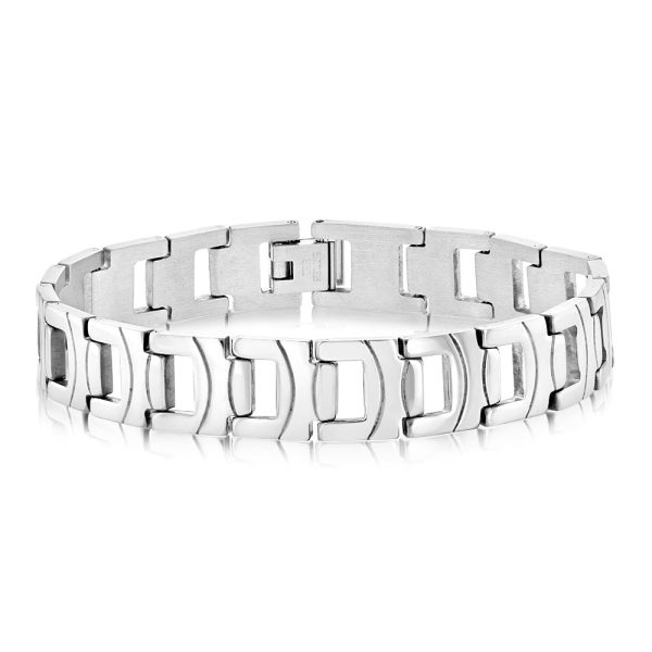 Stainless Steel Fancy 20.3cm Bracelet Discount