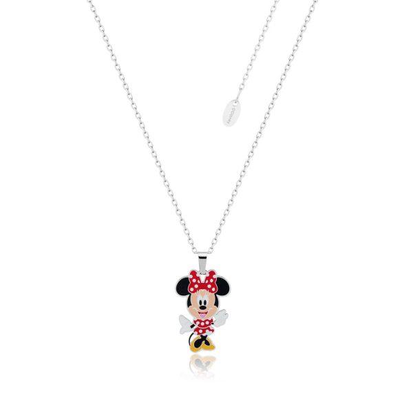 Disney Stainless Steel Minnie Pendant On Chain Online Hot Sale