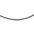 Black Stainless-Steel Curb 60cm Chain For Sale