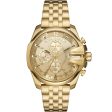 Diesel DZ4565 Chronograph Gold Tone Mens Watch Discount