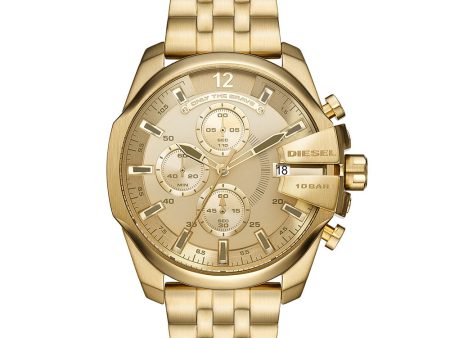 Diesel DZ4565 Chronograph Gold Tone Mens Watch Discount