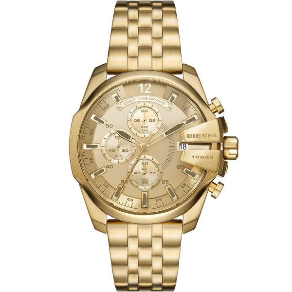 Diesel DZ4565 Chronograph Gold Tone Mens Watch Discount