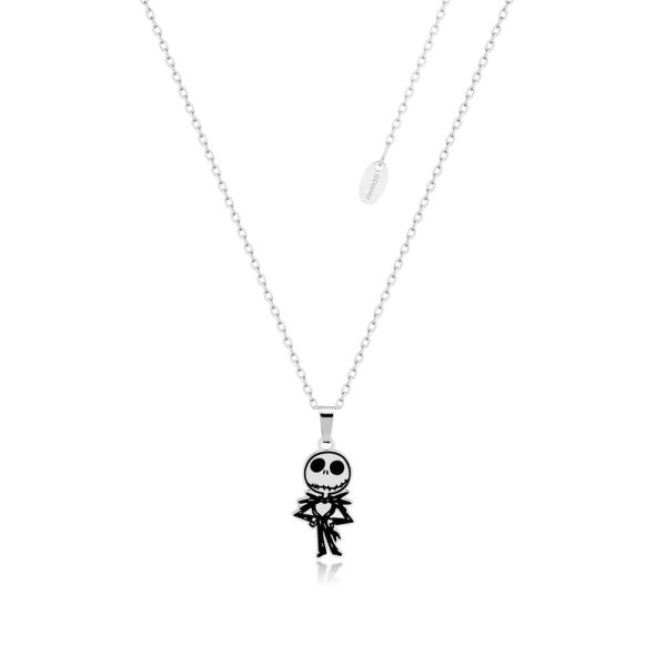 Disney Stainless Steel Jack Skellington Pendant On Chain Cheap