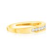 9ct Yellow Gold 1 4 Carat Diamond Eternity Ring with 10 Brilliant Diamonds Discount