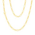 9ct Yellow Gold Silver-filled Fancy 100Gauge 45cm Chain Online now