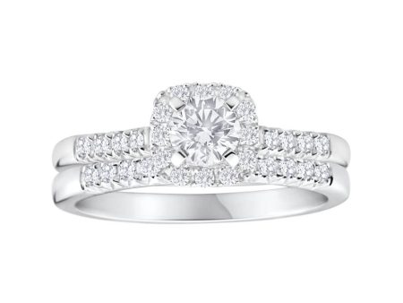 Flawless Cut 0.70 Carat Diamond Bridal Ring 18ct White Gold Supply