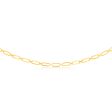 9ct Yellow Gold Silver-filled Fancy Elongated Belcher Link 50cm Chain For Discount