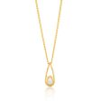 9ct Gold Filled Cubic Zirconia Teardrop Pendant Online now