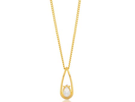 9ct Gold Filled Cubic Zirconia Teardrop Pendant Online now