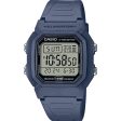 Casio W800H-2A Utility Blue Digital Watch For Sale