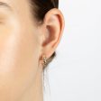 9ct Rose Gold Patterned 10.5mm Hoop Earrings Online