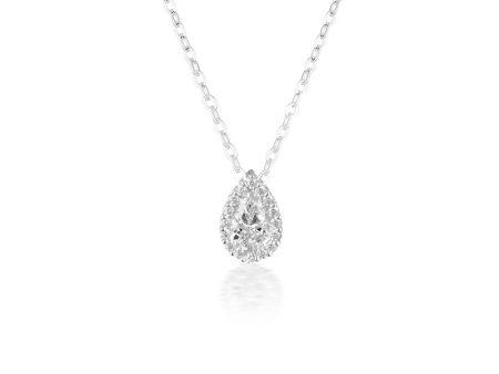 Georgini Sterling Silver Zirconia Monaco Pendant On Chain Online Sale