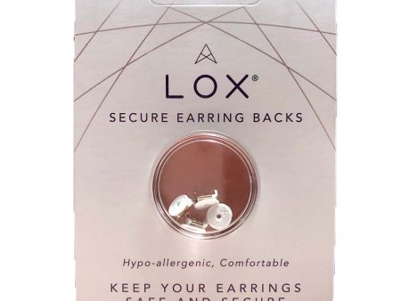 Lox Rose Gold Tone Secure Earring Backs Two Pairs Pack For Sale