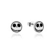 Disney Stainless Steel Jack Skellington Stud Earrings Supply