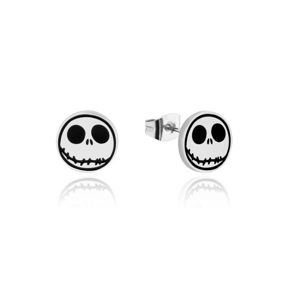 Disney Stainless Steel Jack Skellington Stud Earrings Supply