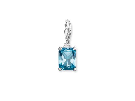 Thomas Sabo Sterling Silver Synthetic Spinel Jewel Small Pendant Sale