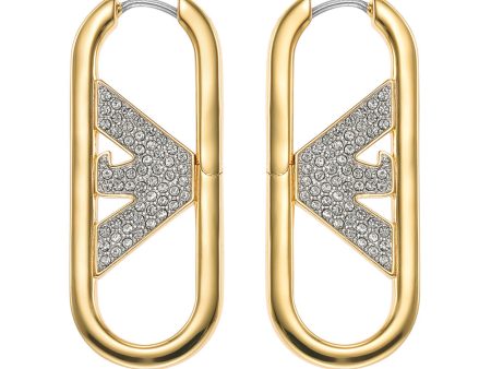 Emporio Armani Gold Plated Brass Fashion Earring Cheap