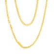 Stainless Steel Gold Polished Curb 60cm Chain Discount