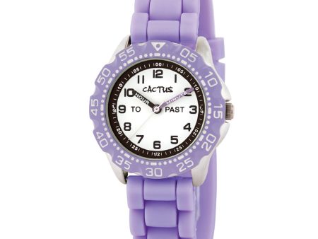 Cactus CAC148M09 Purple Time Teacher Kids Watch Discount