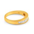 18ct Yellow Gold Ring With 0.5 Carats Of Princess Cut Diamonds Online Hot Sale