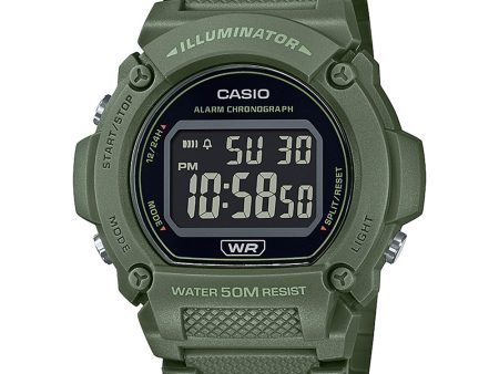 Casio W219HC-3B Earth Colour Digital Online Sale