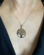 9ct Yellow Gold Silver Filled Tree of Life 25mm Pendant on Sale