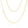 9ct Yellow Gold Silverfilled Belcher 80 Gauge 45cm Chain on Sale