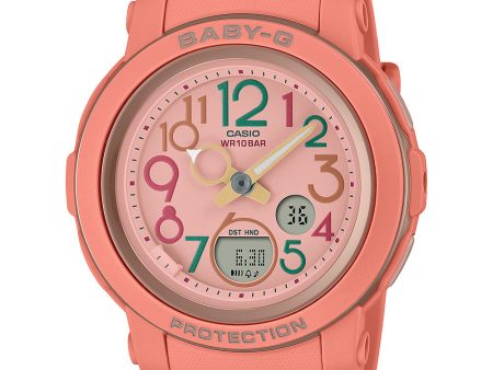 Baby-G BGA290PA-4 Preppy Pop Orange Watch Discount