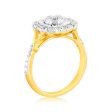 1 10 Carat Luminesce Lab Grown Diamond Ring In 9ct Yellow Gold Fashion