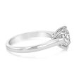 1.40 Carat Solitaire Diamond Ring in 18ct White Gold For Cheap