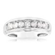 3 4 Carat Diamond Gents Ring in 10ct White Gold Discount