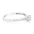 9ct White Gold 1 5 Carat Diamond Dress Ring on Sale