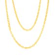 9ct Yellow Gold Silver-filled Fancy 50cm Chain Supply