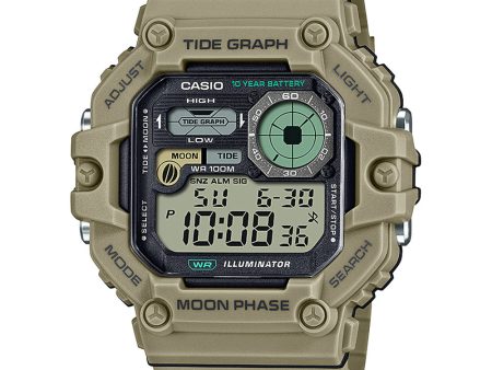 Casio WS1700H-8A Tide Graph Digital Watch Discount