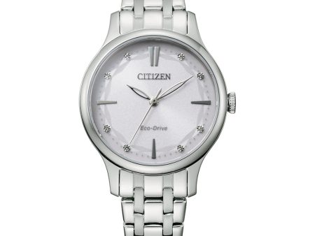 Citizen Eco Drive EM0890-85A Swarovski Crystals Stainless Steel Womens Watch on Sale