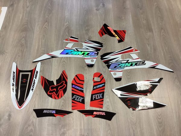 SickMotos Styles Graphics KIT Holo Chrome Edition Fantic 50 125 M E XMF XEF XE XM Competition Performance Motard Enduro 2017-2022 For Discount