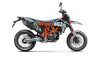 SickMotos Styles Graphics KIT Broken Head “Bavarian Patriot” Edition KTM SMCR 690 2019-2023 For Discount