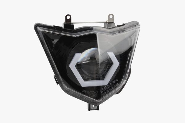 SICKMOTOS LED Scheinwerfer Angel Eye Hexagonal RGBW – Passend für Yamaha WR 125 X   R on Sale