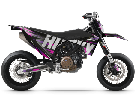 SickMotos Styles Graphics KIT Razor Purple Edition Husqvarna 701 SM 2016-2023 Online now