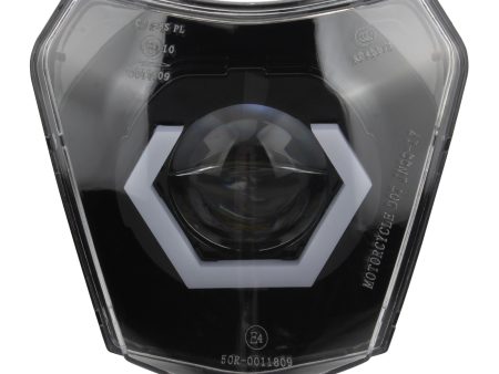 SICKMOTOS LED Headlight Glow Beam RGBW V4 Hexagonal For Sale