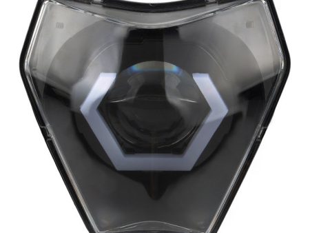 SICKMOTOS Glow Beam RGBW V4 LED Headlight Hexagonal Online Hot Sale